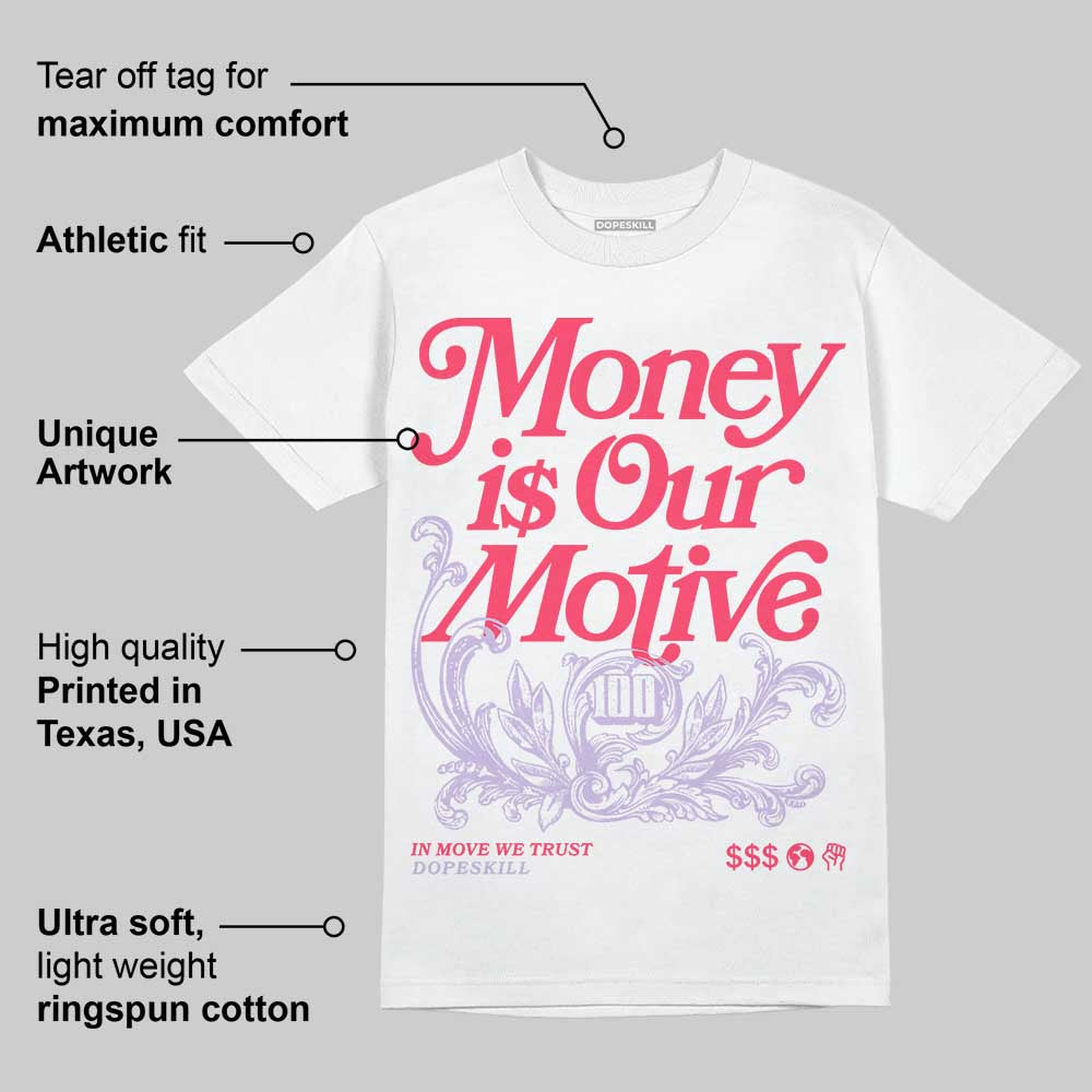 Peanut Butter Jelly 5s DopeSkill T-Shirt Money Is Our Motive Typo Graphic