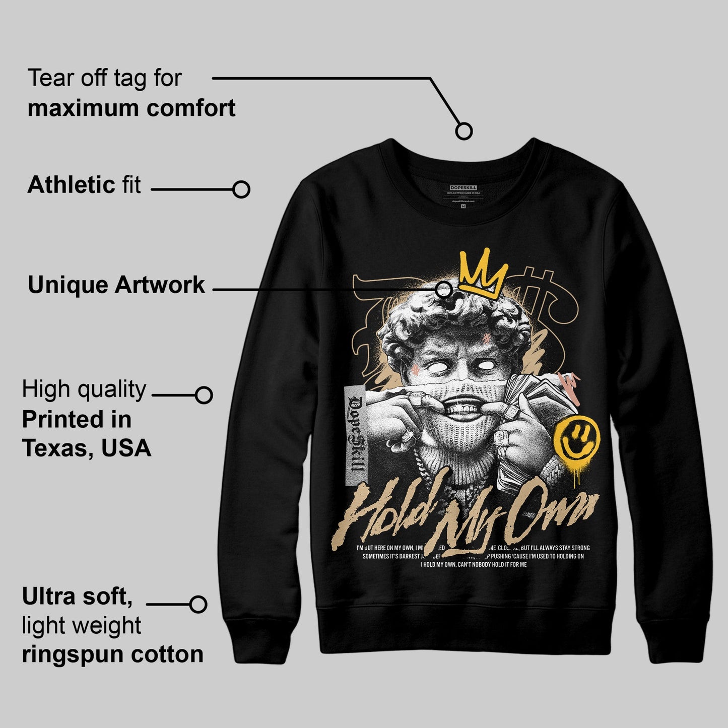 TAN Collection DopeSkill Sweatshirt In My Way Graphic