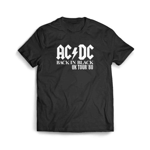 Acdc Uk Tour Adult Men's T-Shirt