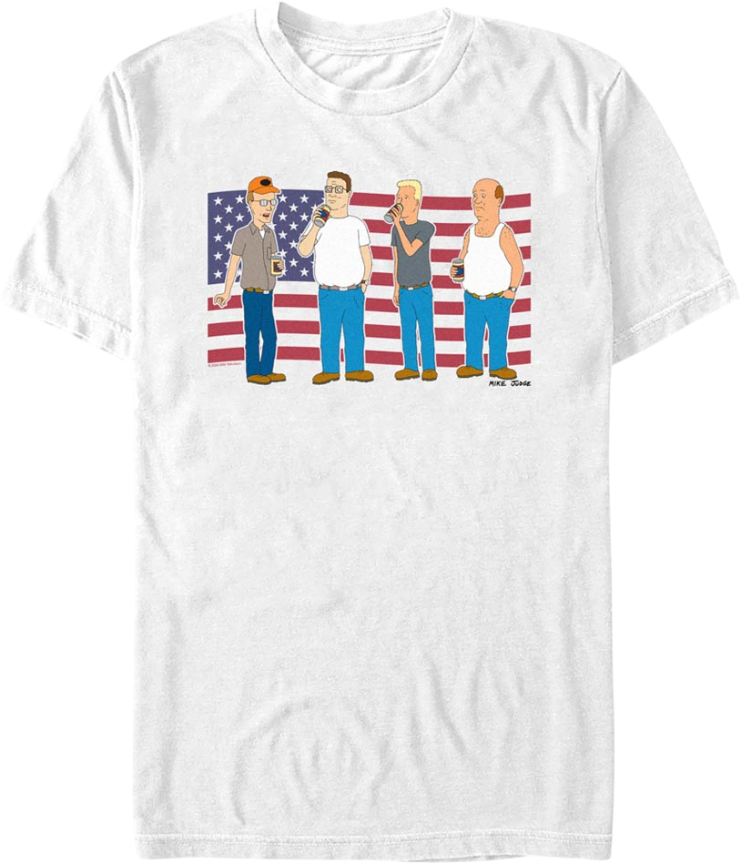American Flag King of the Hill T-Shirt