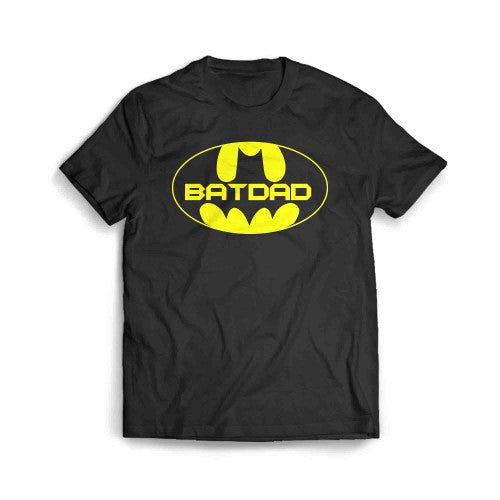 Bat Dad Batman Superhero Daddy Super Dad Fathers Day Men's T-Shirt