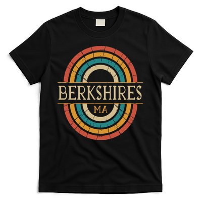 Berkshires Massachusetts Vintage Ma Retro Home State T-Shirt