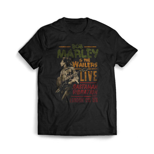 Bob Marley The Wailers Rastaman Vibration Tour Man's T-Shirt Tee