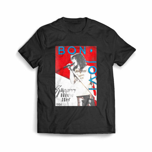Bon Jovi 86 Tour Rock Band Rock Music Men's T-Shirt