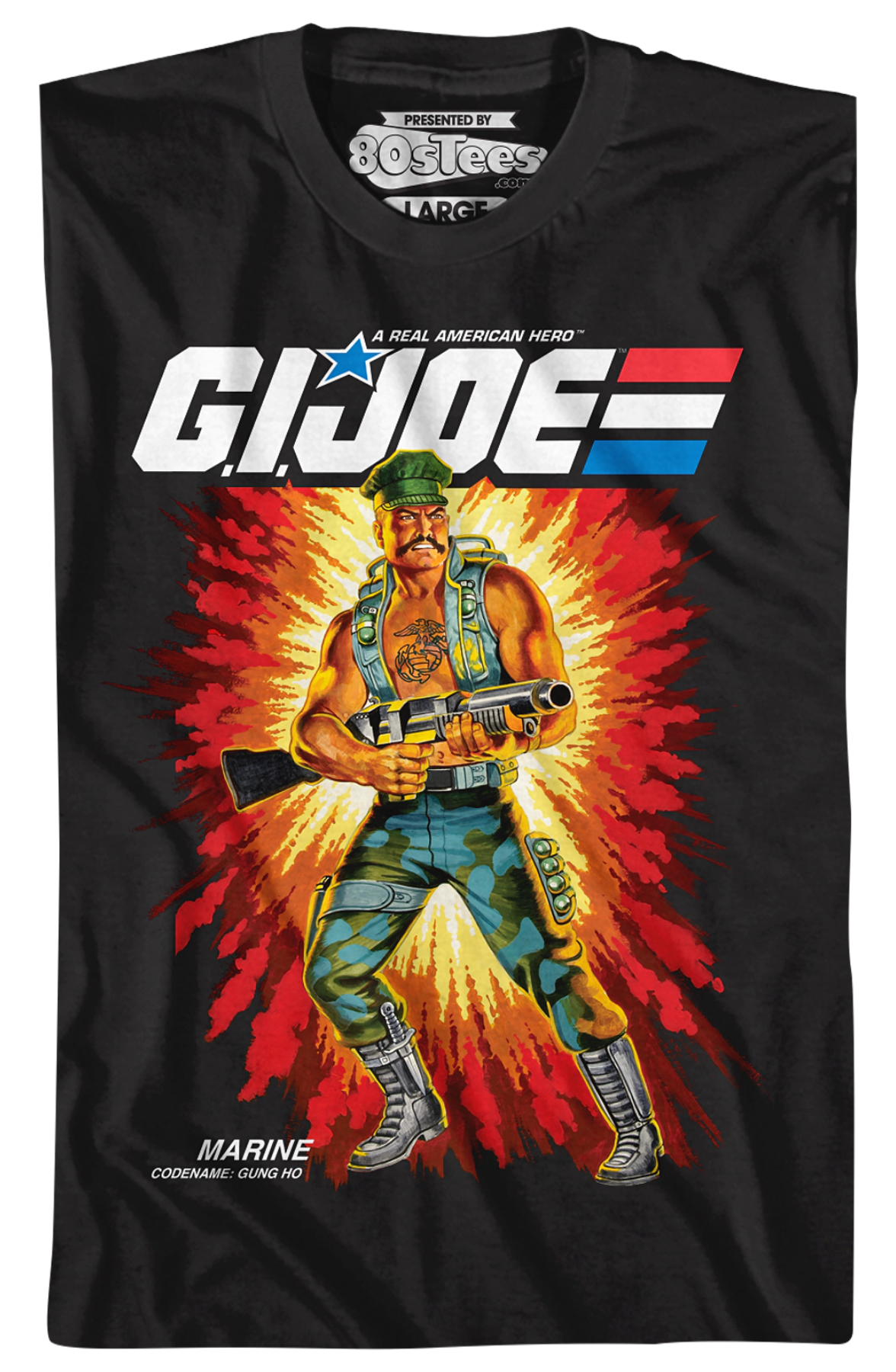 Box Art Gung Ho GI Joe T-Shirt