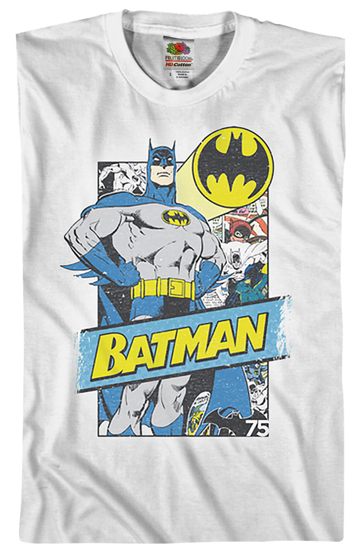 Comic Background Batman T-Shirt
