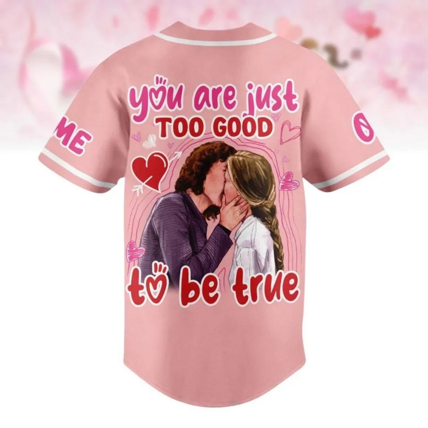 Custom Name And Number 10 Things I Hate About You Baseball Jersey For Couple Valentine