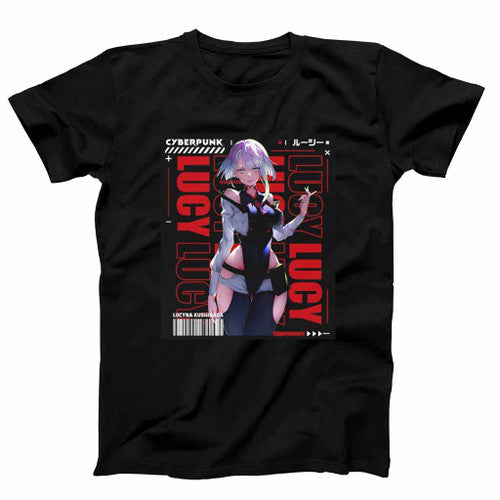 Cyberpunk Edgerunners Lucy Anime Mens T-Shirt Tee