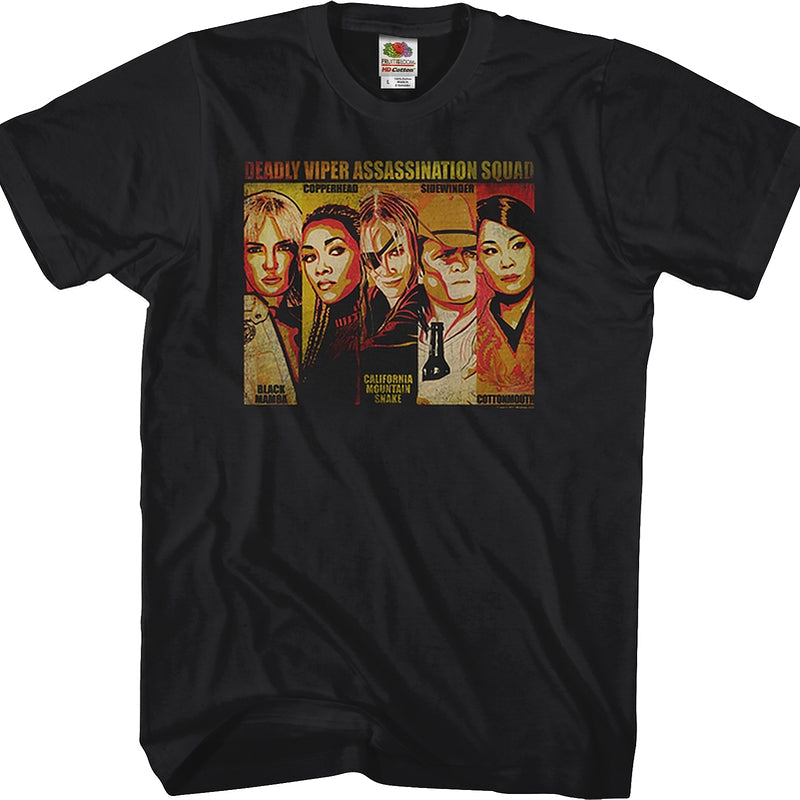 Deadly Viper Assassination Squad Kill Bill T-Shirt