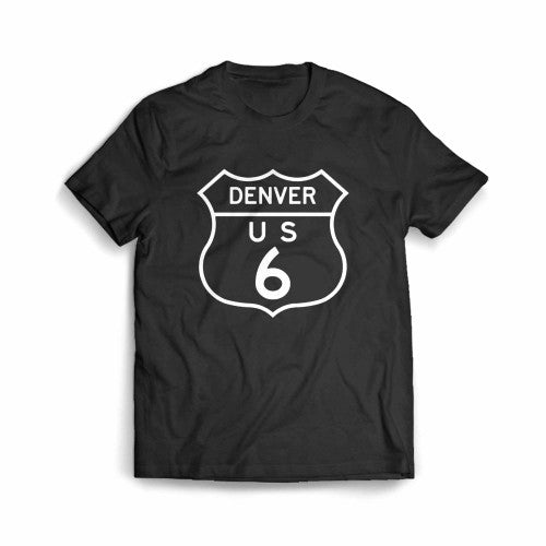 Denver Usa Route 6 Vintage Highway Men's T-Shirt