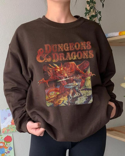 Vintage Dungeons and Dragons Inpsired Tee, Dungeons & Dragons 1974 Inspired Tee, DnD Shirt,  Dungeon Master Sweatshirt