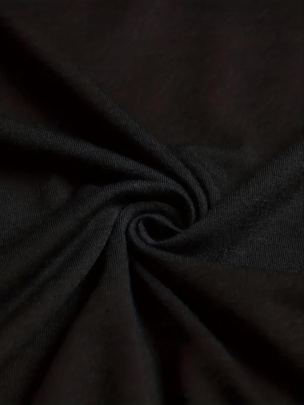 Men's Letter Print Round Neck Tee, Summer Clothes, Casual Regular Fit Short Sleeve Crew Neck T-shirt for Summer, Graphic Tees, Men's Streetwear Top fo