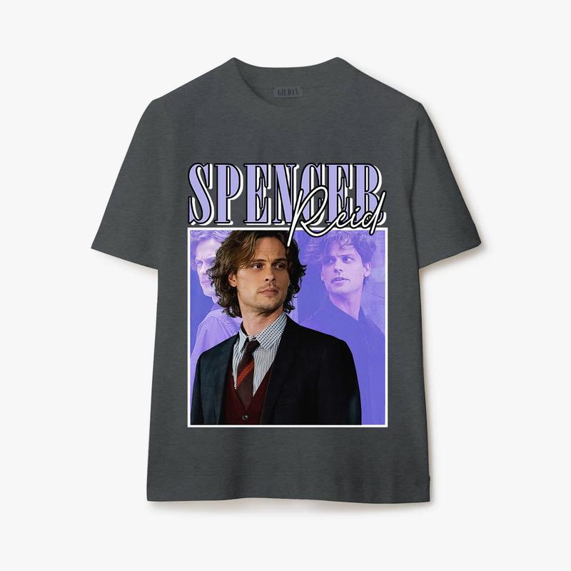 Spencer Reid 90’s Vintage Tee - T-shirt full size Classic Collar