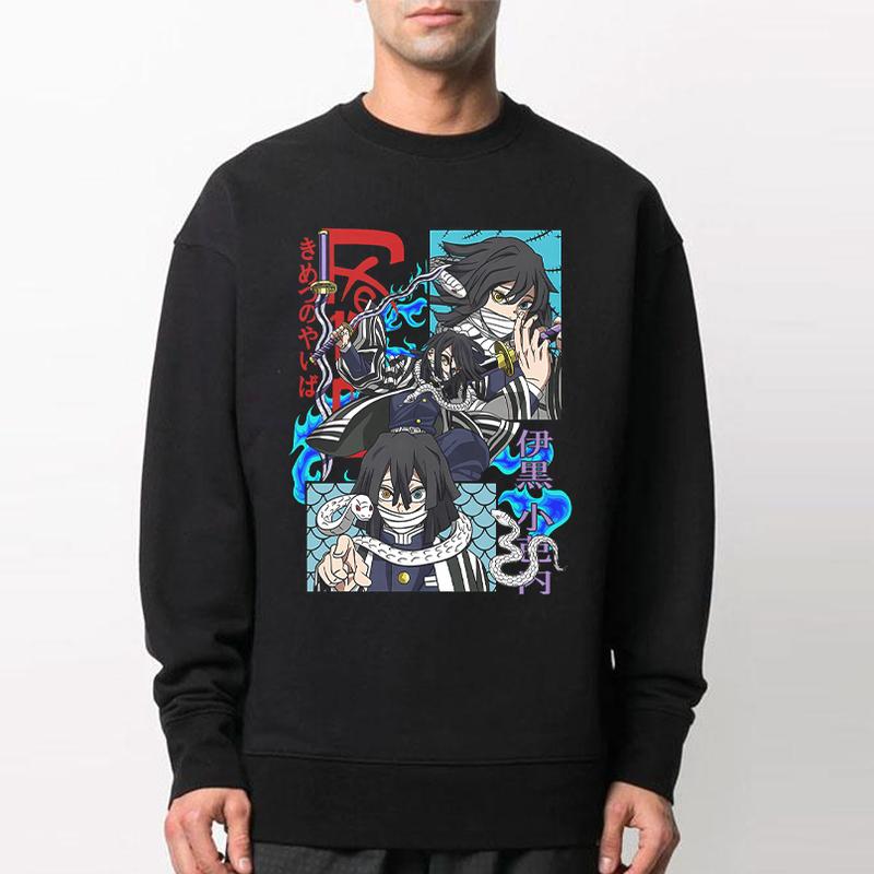 Obanai Serpent Hashira Shirt, Obanai Iguro Snake Hashira Sweatshirt, Demon Slayer Anime, Kimetsu No Yaiba Arc, Anime lover sweatshirt hoodie, Gift fo