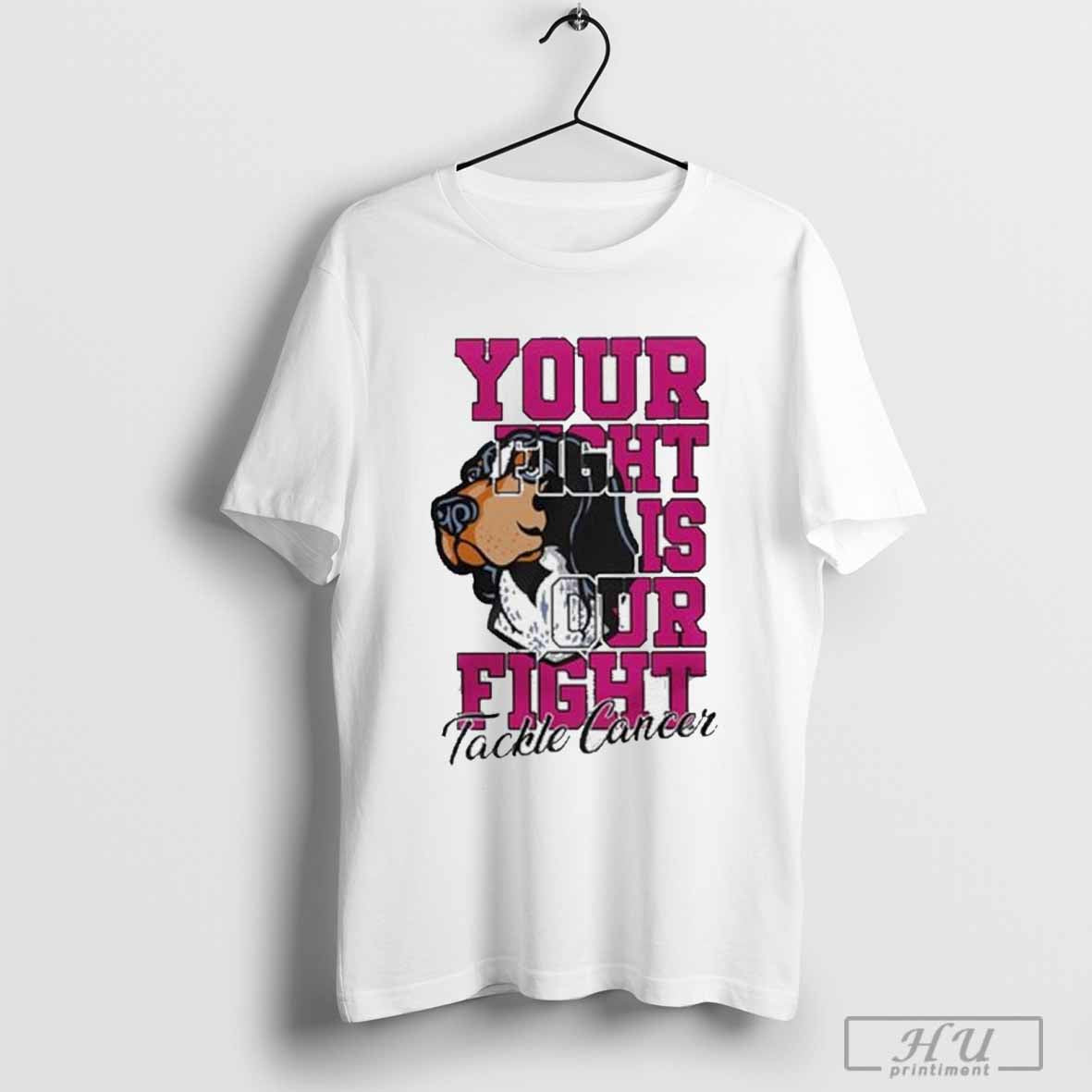 Tennessee Vols Your Fight Is Our Fight Tackle Cancer 2024 Graphic t-shirt