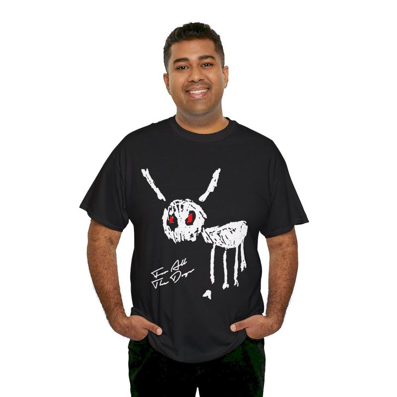 For All The Dogs Drake - Heavy Blendâ„¢ Graphic T-Shirt Casual Classic Cotton Menswear Retro Top Vintage Comfy Day Smooth Tee Underwear Streetwear Tshir