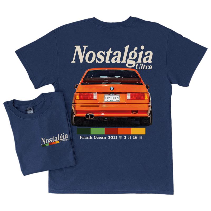 NOSTALGIA ULTRA v2 Front & Back Design Short Sleeve Shirt blond album music gift vintage style tee y2k Trends Original Design Menswear blond albu