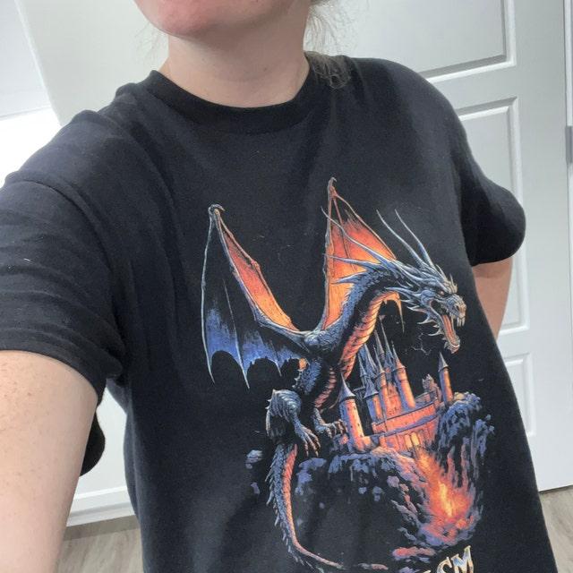 Fõminism Dragon Fantasy Vintage Shirts