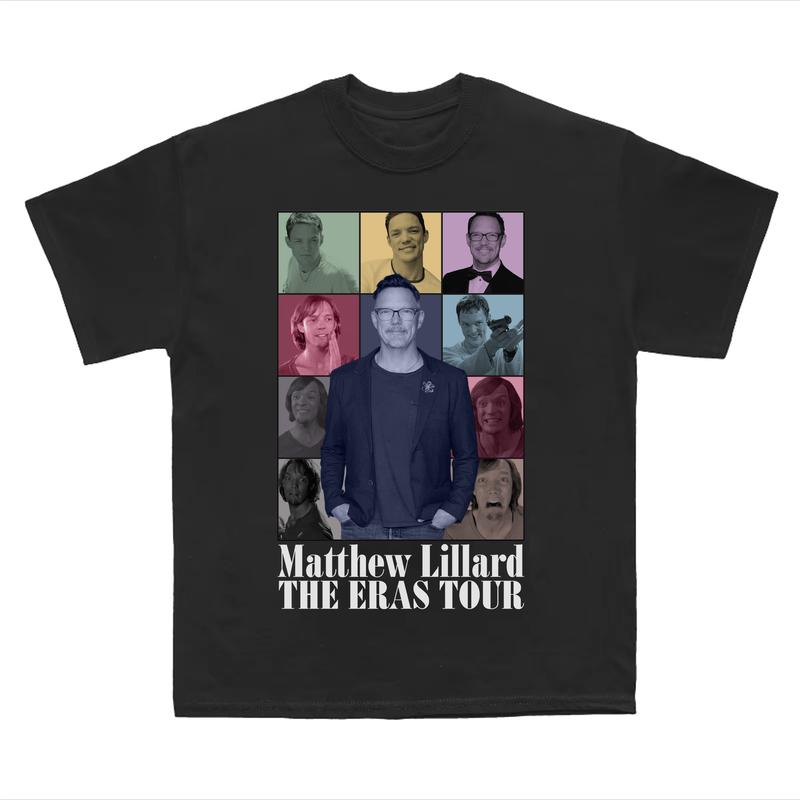 MATTHEW LILLARD Retro Graphic Tee, Ghost Face Stu Macher, Eras Tour , Scream Tee- Matthew Lillard Bootleg Tees Casual Fabric Menswear Top Fleece