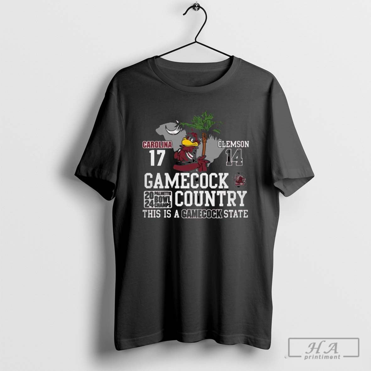 South Carolina Gamecocks 2024 Victory 17 14 Clemson This Is A Gamecock State T-Shirts