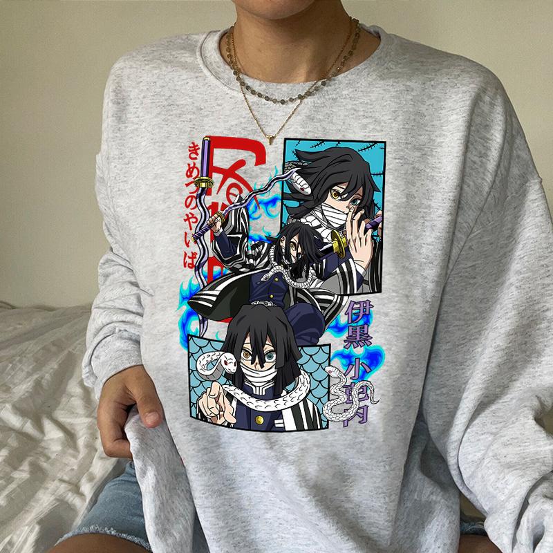 Obanai Serpent Hashira Shirt, Obanai Iguro Snake Hashira Sweatshirt, Demon Slayer Anime, Kimetsu No Yaiba Arc, Anime lover sweatshirt hoodie, Gift fo