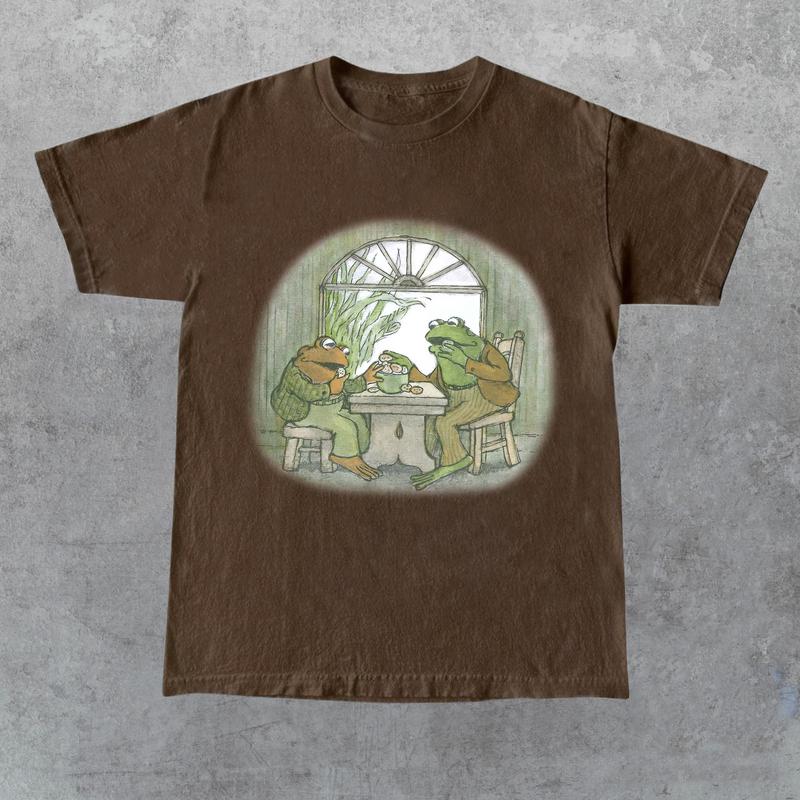 Frog 90s Vintage Graphic Shirt, Nostalgia Toad Tee, Nature Shirt, 2000s funny Frog T-Shirt, Frog Lovers, Vintage Unisex Adult Cotton Tee