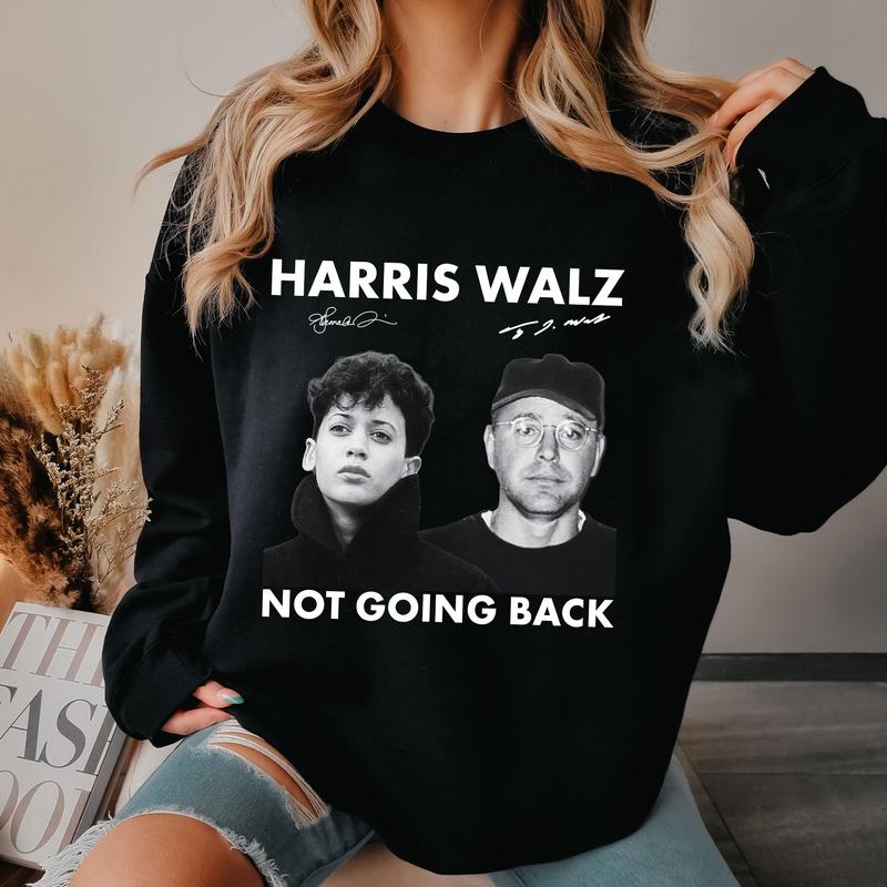 Vintage Young Hðrris Walz Mug T-Shirts, Hðrris Walz Not Going Back Shirts