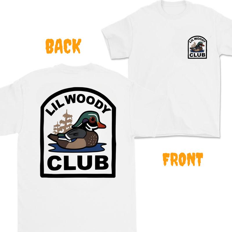 Lil Woody Club SHort Sleeve Tee ,Vintage T-shirt - Unisex, T-shirt 2 side - T-shirt For Men , Unisex T-shirt, Classic Cotton