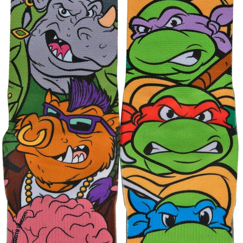 Good vs Evil Teenage Mutant Ninja Turtles Socks