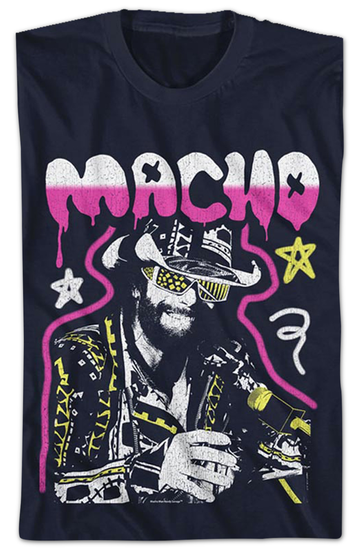 Graffiti Macho Man Randy Savage T-Shirt