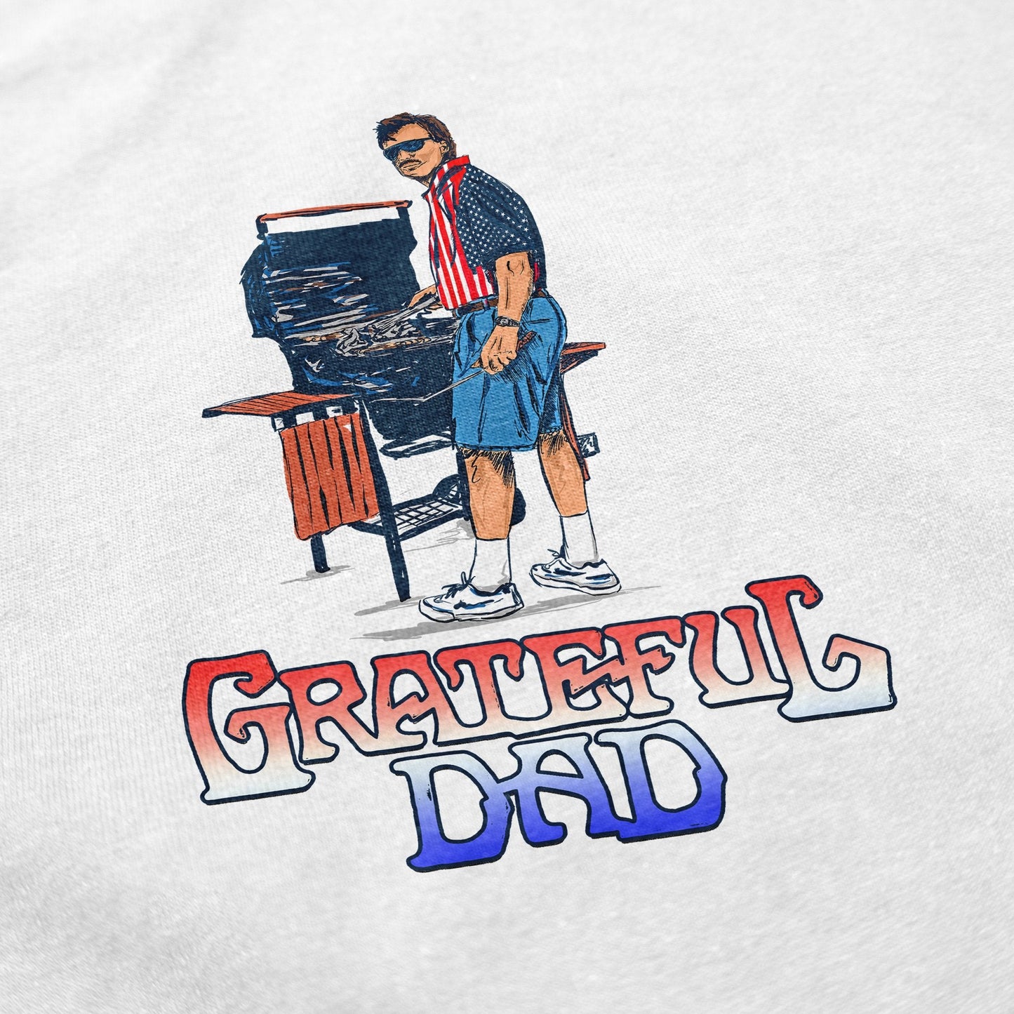 Grateful Dad USA T Shirt