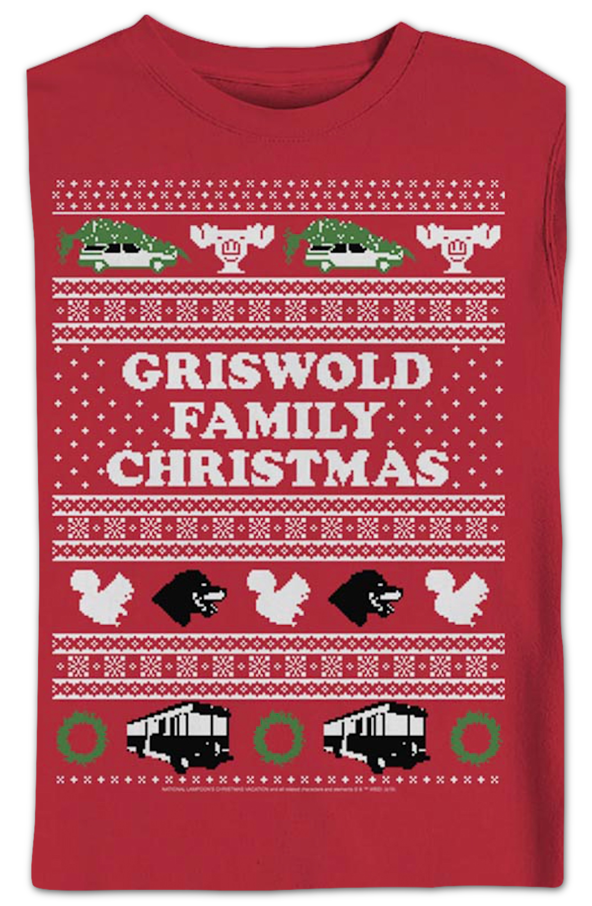 Griswold Faux Ugly Sweater Christmas Vacation Sweatshirt