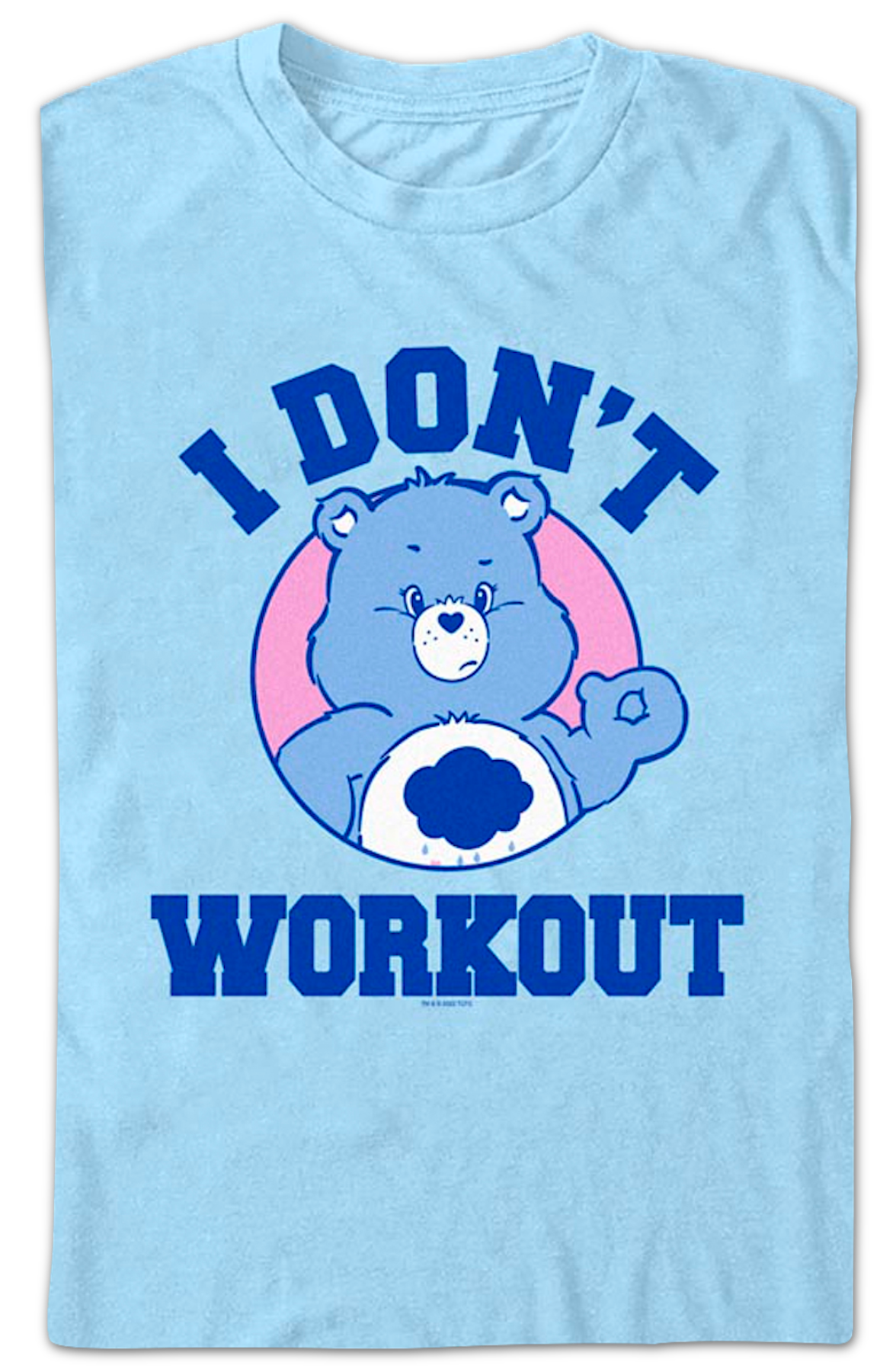 Grumpy Bear I Don't Workout Care Bears T-Shirt