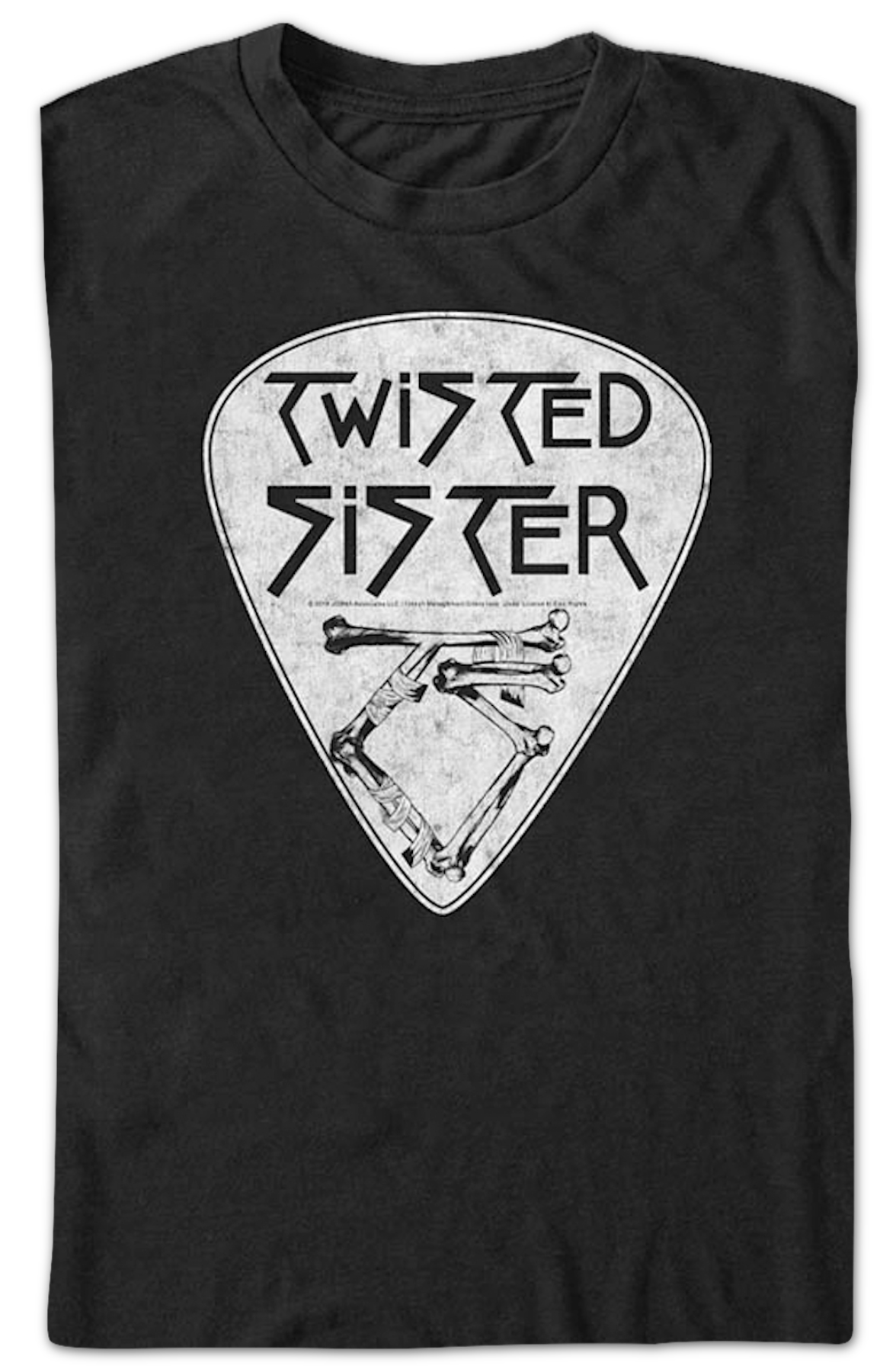 Guitar Pick Twisted Sister T-Shirt