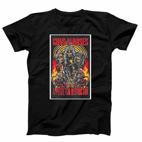 Guns N Roses Appetite For Destruction Mens T-Shirt Tee