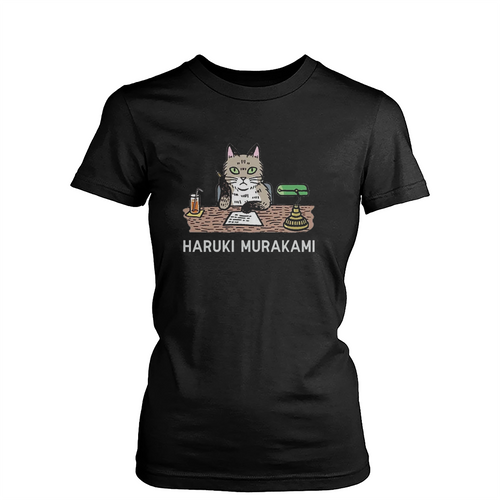 Haruki Murakami Japanese Retro Vintage Book Womens T-Shirt Tee