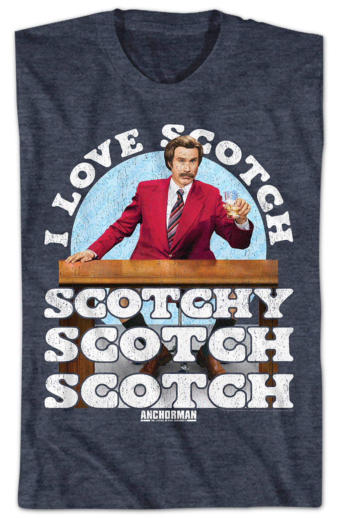 I Love Scotch Anchorman T-Shirt