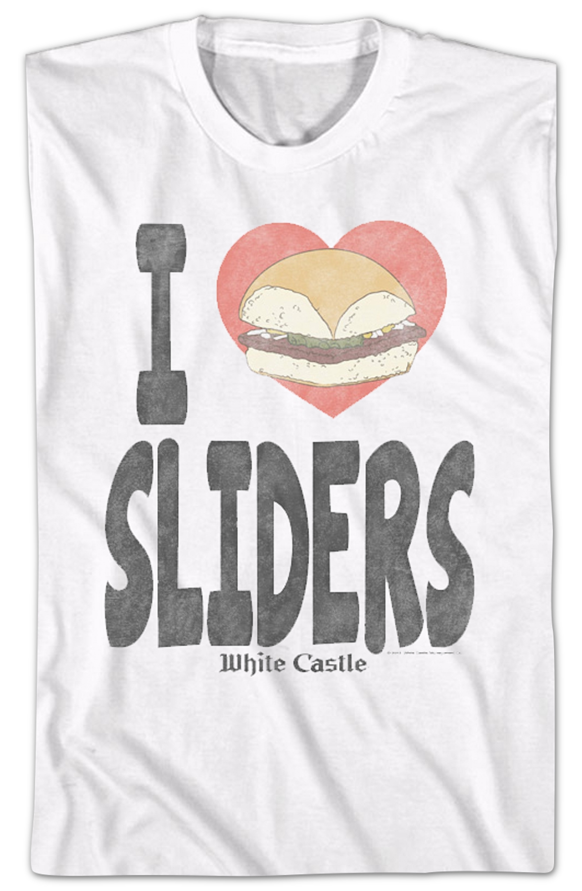 I Love Sliders White Castle T-Shirt
