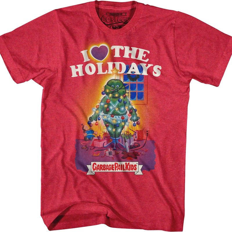 I Love The Holidays Garbage Pail Kids T-Shirt