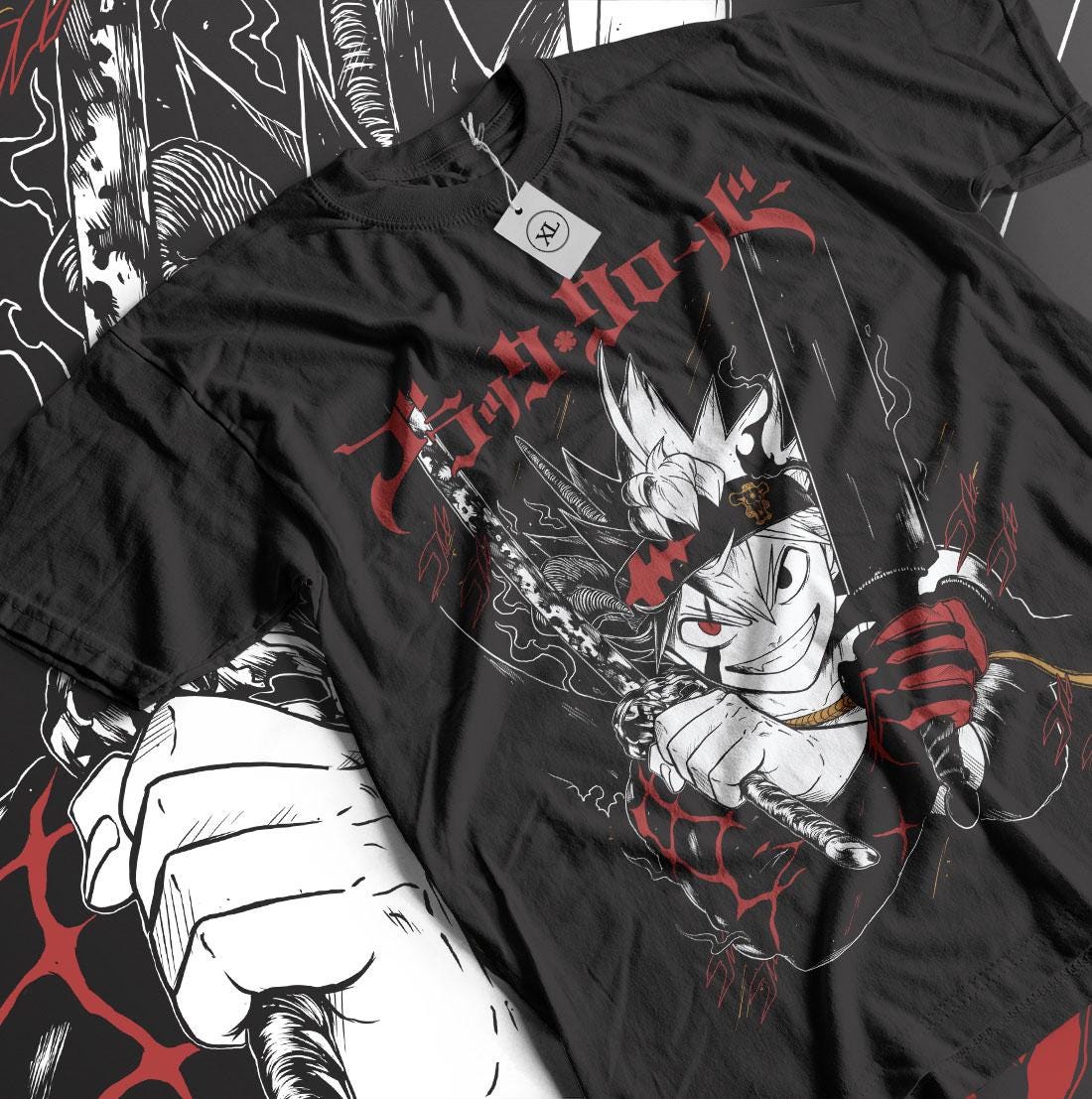 Unisex T-shirt, Manga Shirt, Japan, Anime Manga Shirt, Anime Shirt,Black Swordsman, Skull Knight, Graphic Anime Tee,Anime Vintage Special