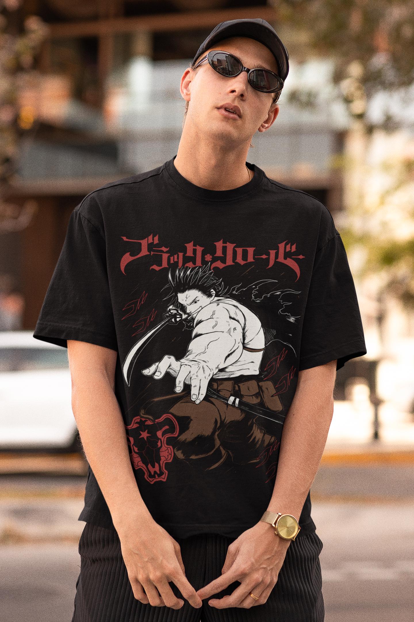 Unisex T-shirt, Manga Shirt, Graphic Anime Tee,Anime Vintage Special , Japan, Anime Manga Shirt, Anime Shirt,Black Swordsman, Skull Knight