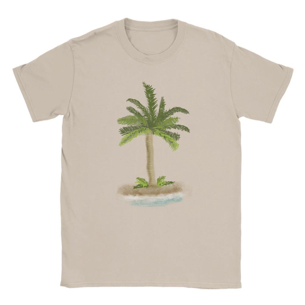 Palm Tree T-Shirt - Unisex - Graphic Tee - Tropical Tee - Summer Vacation Vibes Sea - Island Tee - Water - Beach Tee - Perfect gift