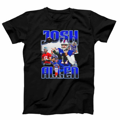 Josh Allen Vintage Style Buffalo Bills Football Mens T-Shirt Tee
