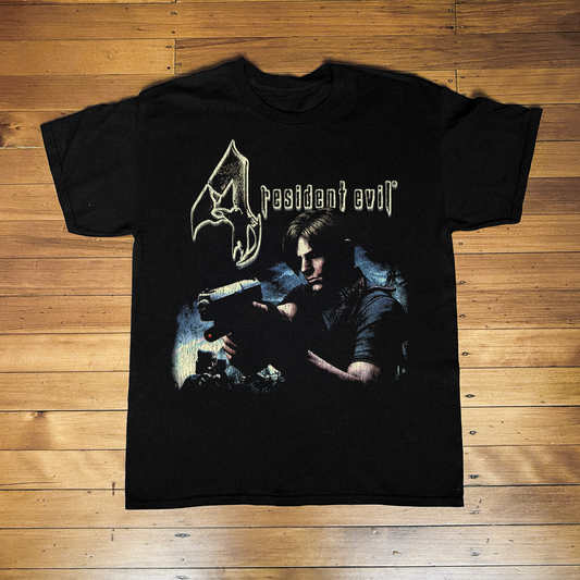 '05 RESIDENT EVIL 4 PS2 BLACK T-SHIRT