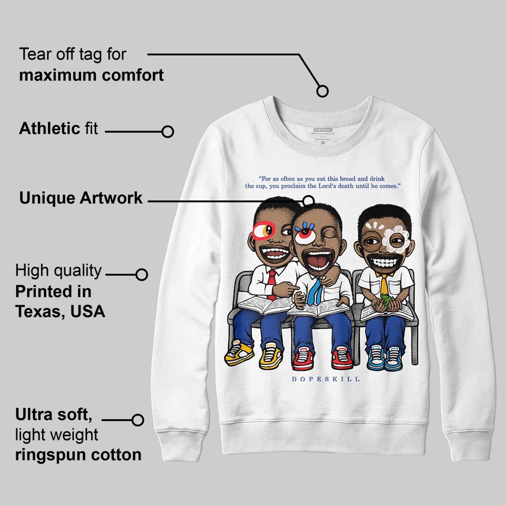 Royal Blue Collection DopeSkill Sweatshirt First Sunday Graphic
