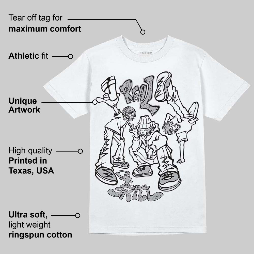 White Cement 4s DopeSkill T-Shirt Real Y2K Players Graphic