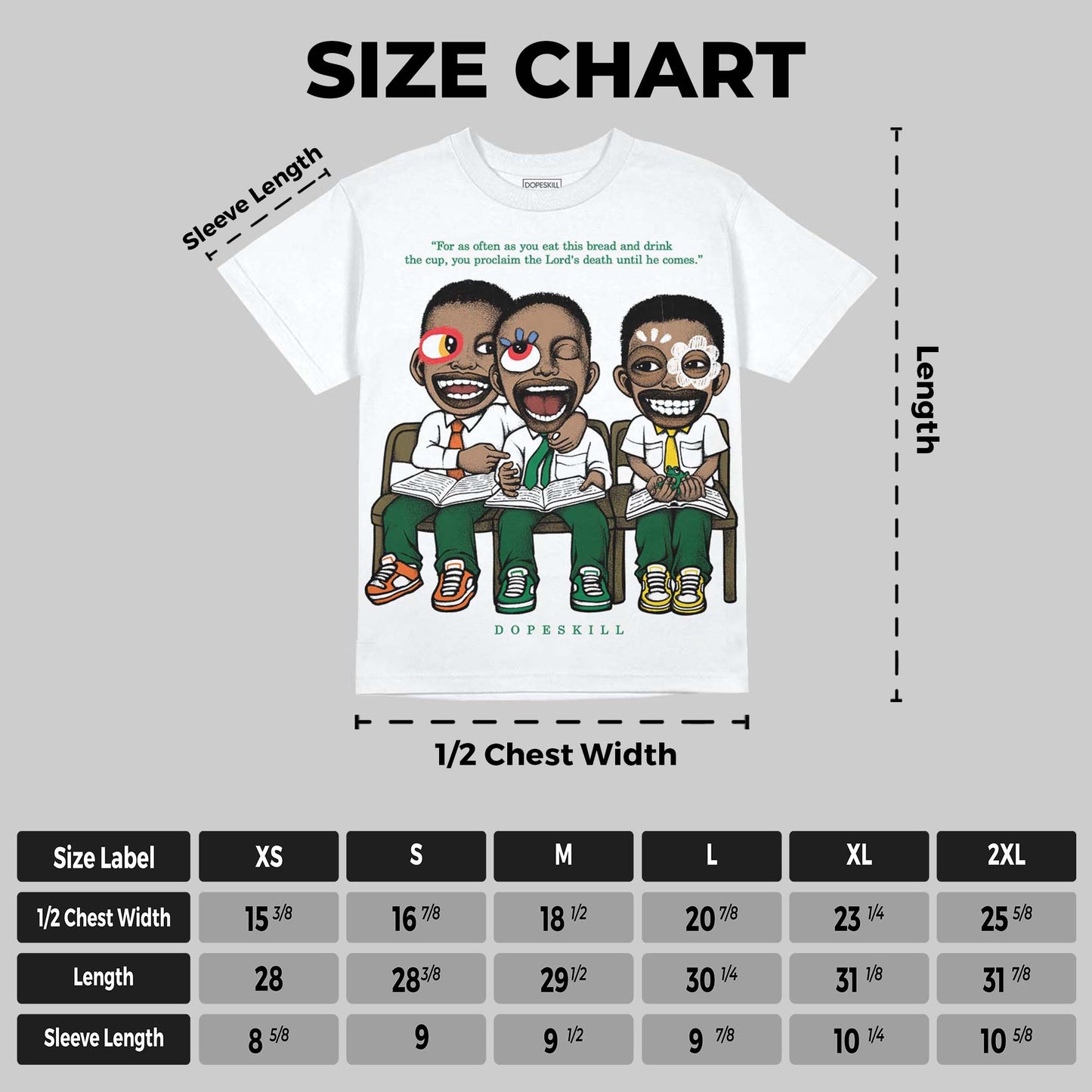 Green Collection DopeSkill Oversize Print T-Shirt First Sunday Graphic