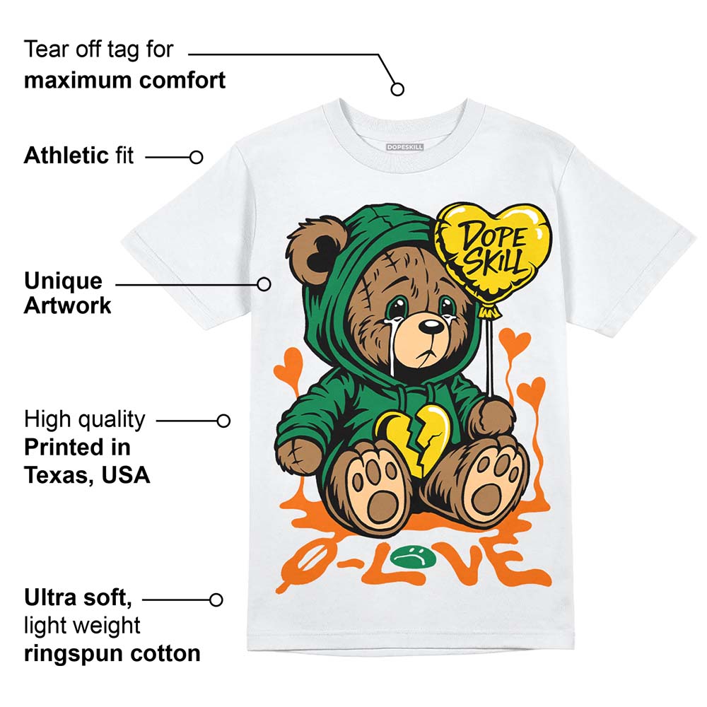 Green Collection DopeSkill T-Shirt Broken Bear Graphic