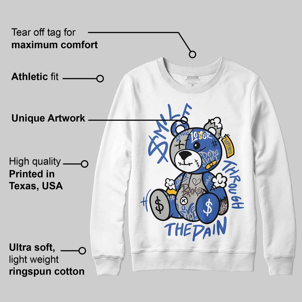 Lucky Shorts 3s DopeSkill Sweatshirt Smile Through The Pain Graphic