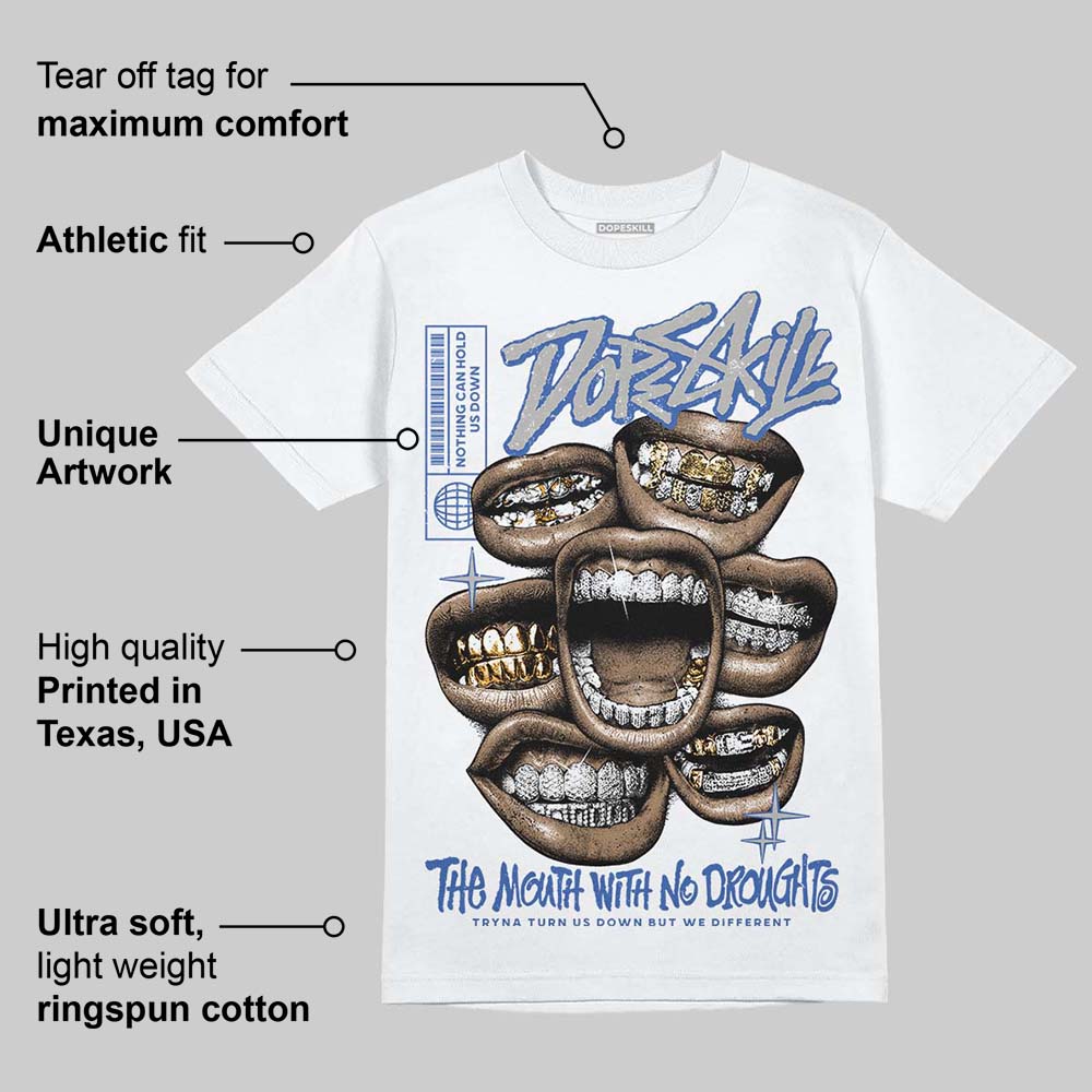 Lucky Shorts 3s DopeSkill T-Shirt The Mouth With No Droughts Graphic